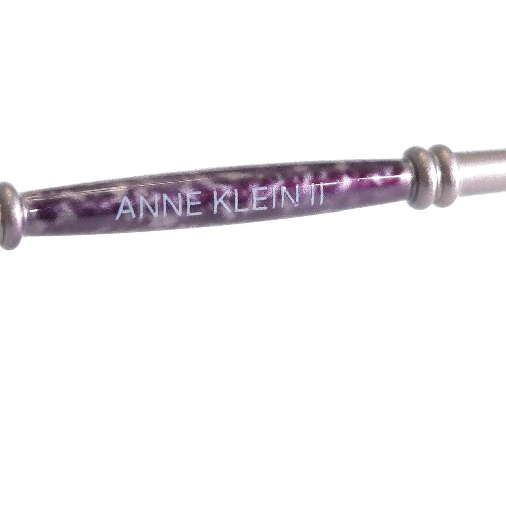 Anne Klein II 6003 K1054 Silver Violet Purple Metal Glasses Frames 50-19-135
